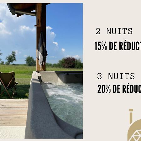 Dome Insolite Cedre Jacuzzi Et Petits Dejeuners Inclus Lagraulet-du-Gers Exterior photo