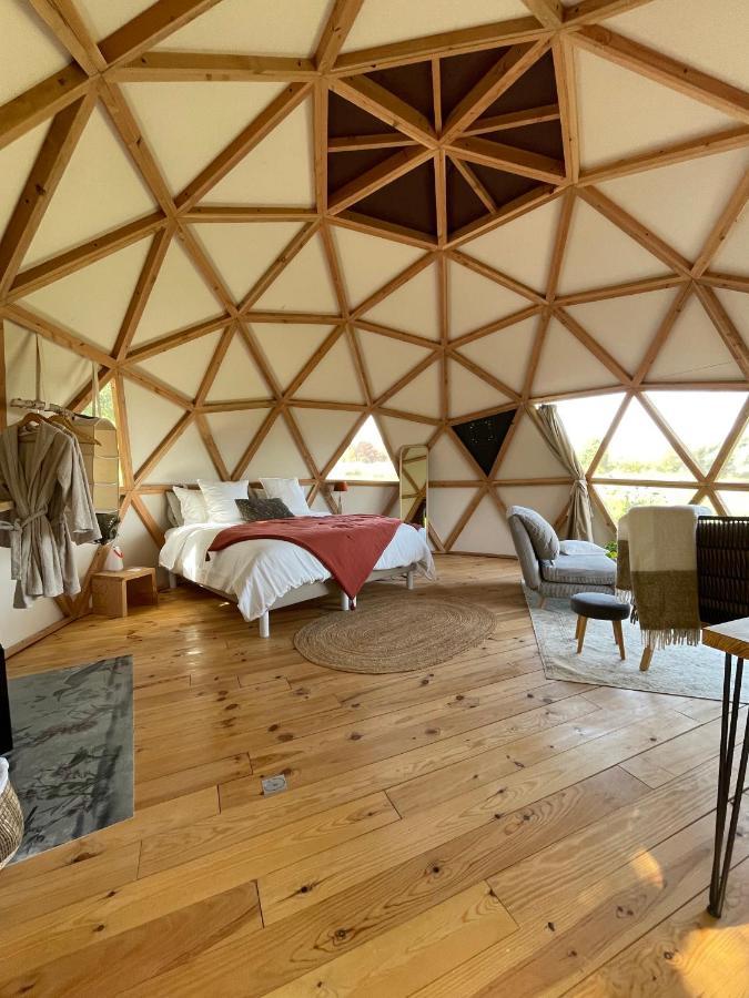 Dome Insolite Cedre Jacuzzi Et Petits Dejeuners Inclus Lagraulet-du-Gers Exterior photo